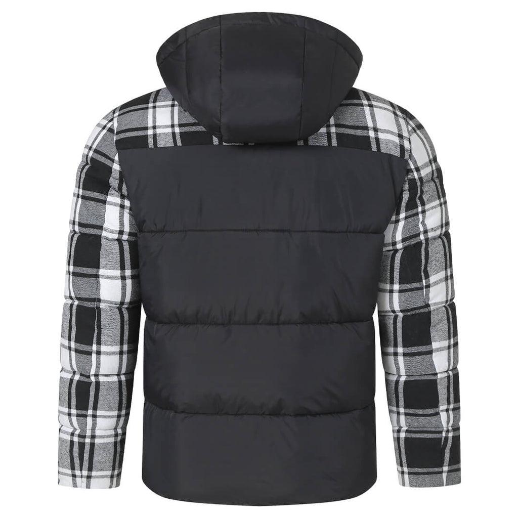 Plaid Puffer Jacket