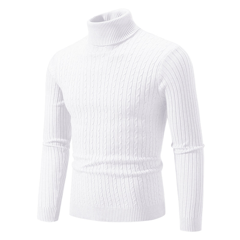 Nordic Cable Knit Turtleneck