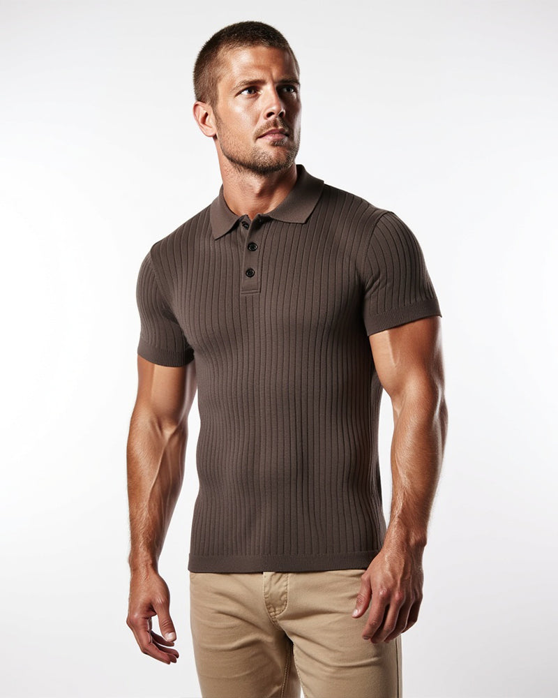 Torino Muscle Fit Knit Polo