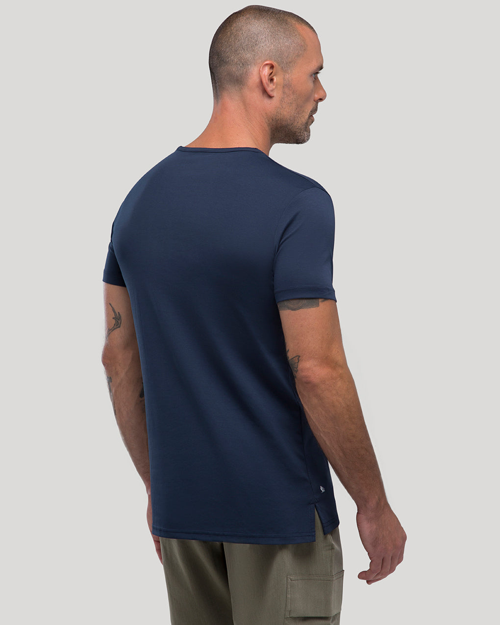Crew Split-Hem Tee