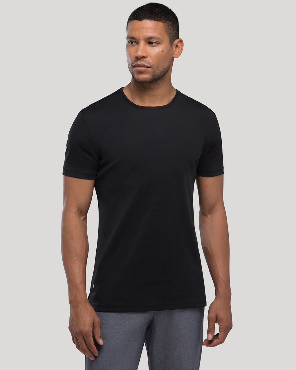 Crew Split-Hem Tee