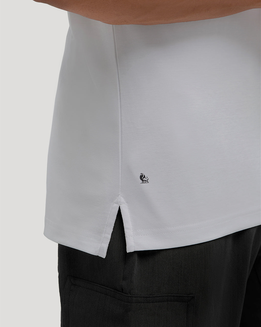 Crew Split-Hem Tee