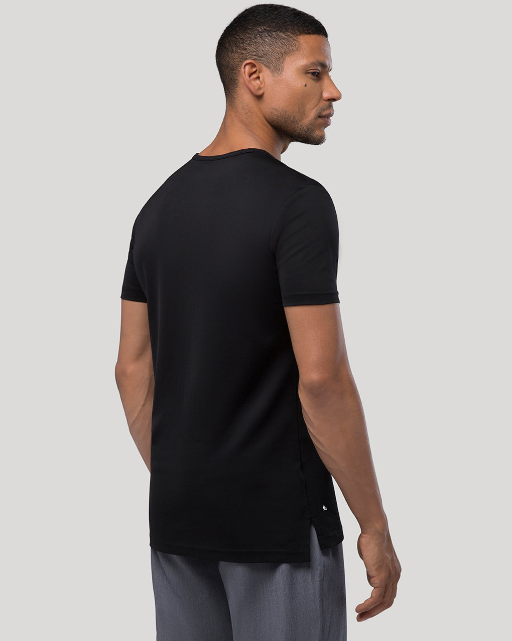 Crew Split-Hem Tee