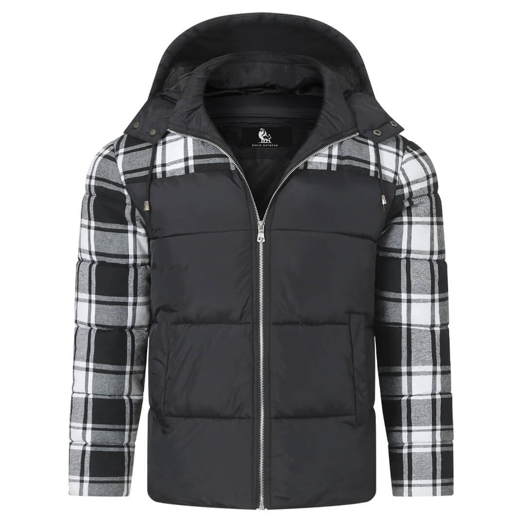 Plaid Puffer Jacket