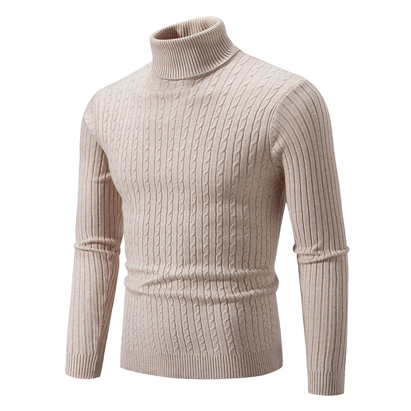 Nordic Cable Knit Turtleneck