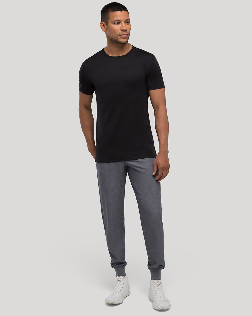 Crew Split-Hem Tee