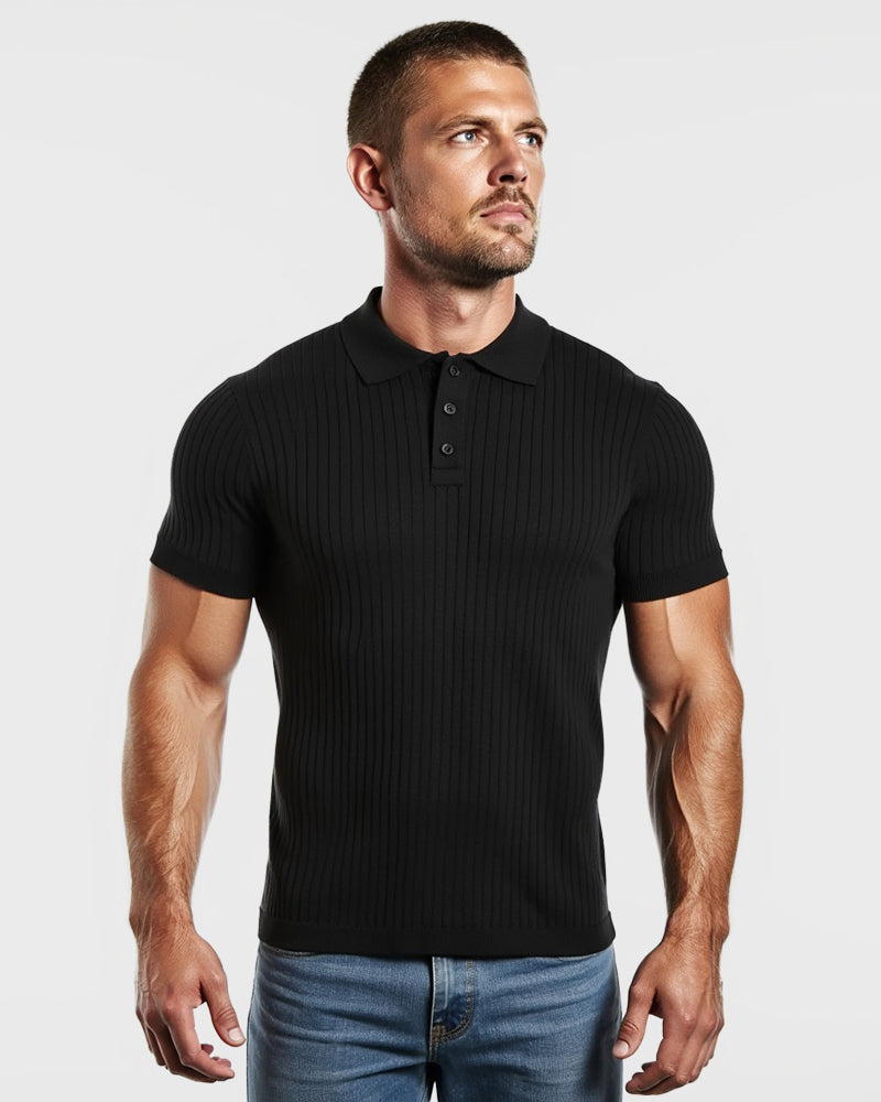 Torino Muscle Fit Knit Polo