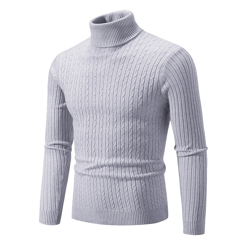 Nordic Cable Knit Turtleneck