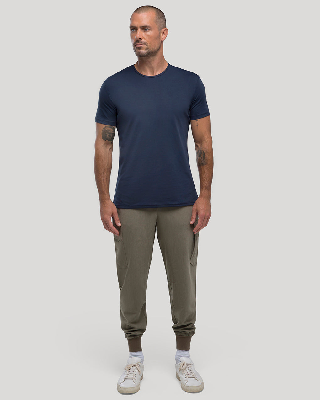 Crew Split-Hem Tee