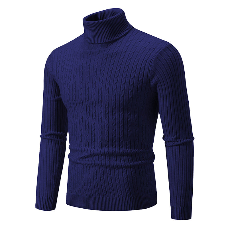 Nordic Cable Knit Turtleneck