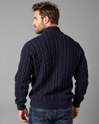 Verona Cable Knit Half-Zip Sweater