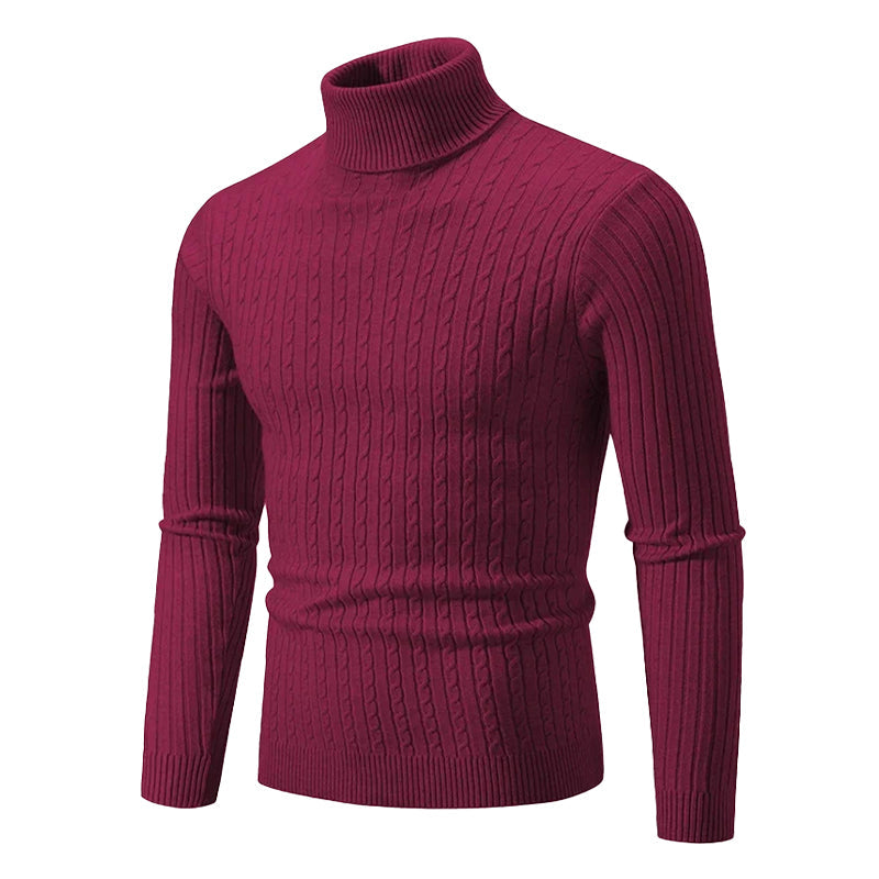 Nordic Cable Knit Turtleneck