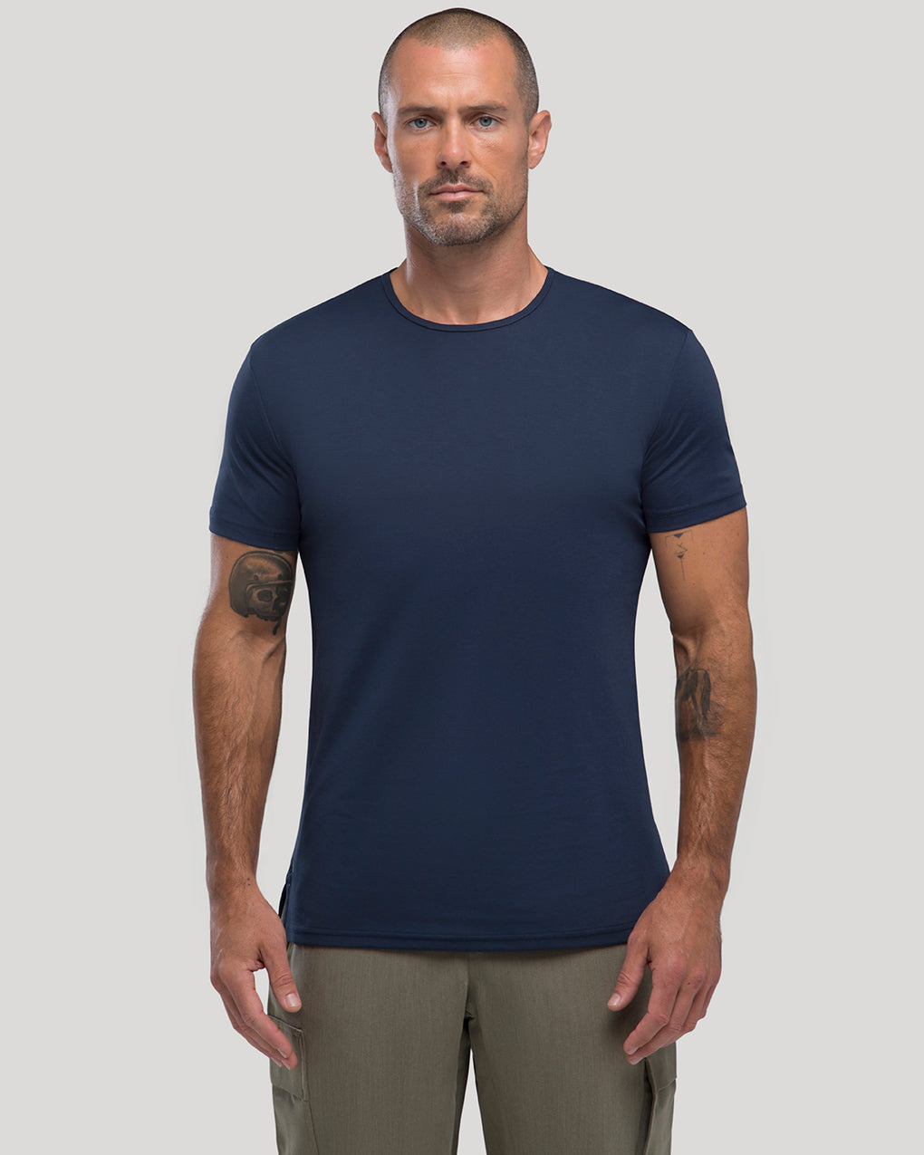 Crew Split-Hem Tee