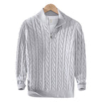Verona Cable Knit Half-Zip Sweater